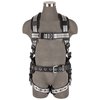 Safewaze PRO+ Slate Construction Harness: Alu 1D, Alu QC Chest, TB Legs, M 020-1198